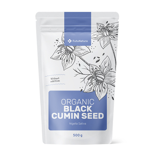Whole black cumin seeds