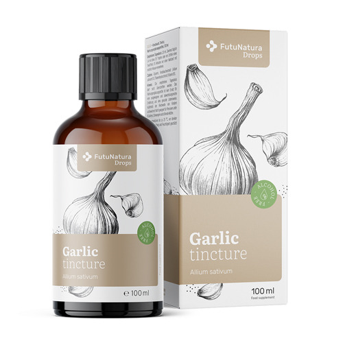 Tincture with garlic extract