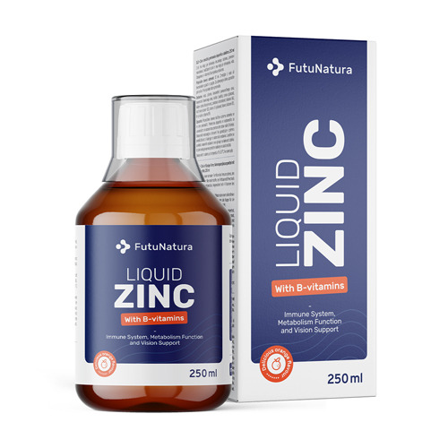 Zinc – in liquid form with orange flavour