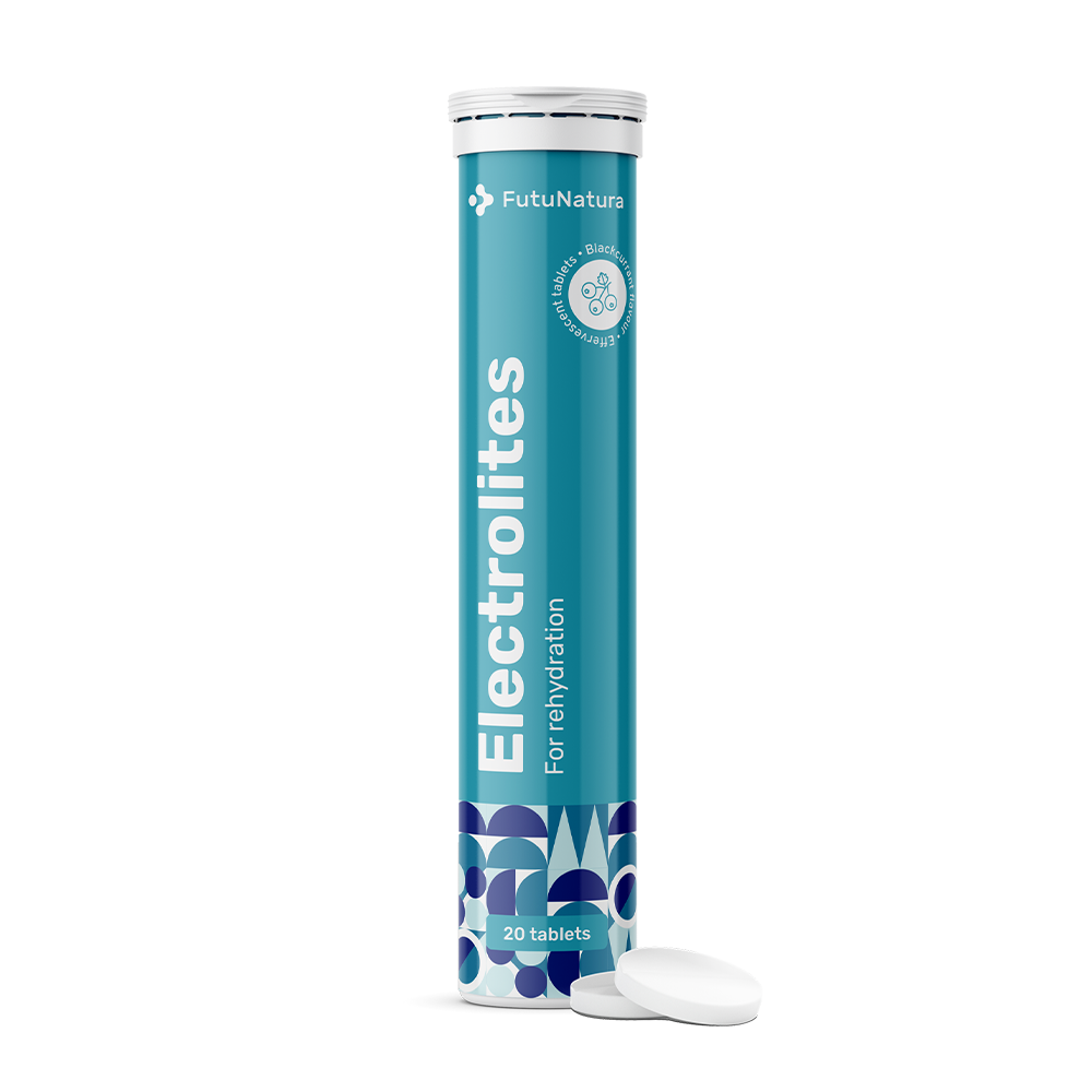 Effervescent tablets with electrolytes