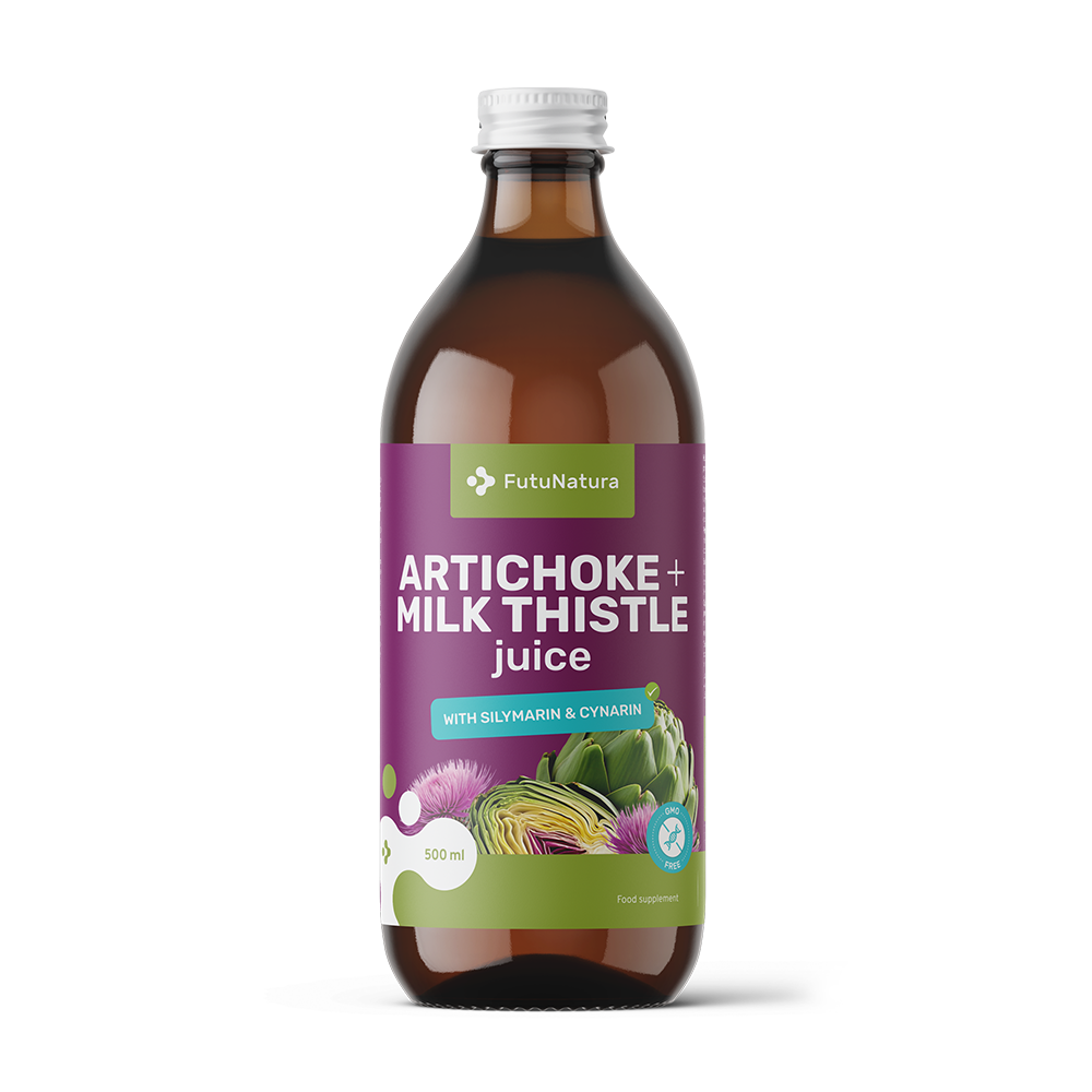 Artichoke and milk thistle juice