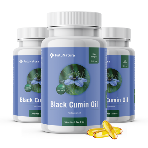 3x Black Seed Oil 1000 mg, total 360 softgels