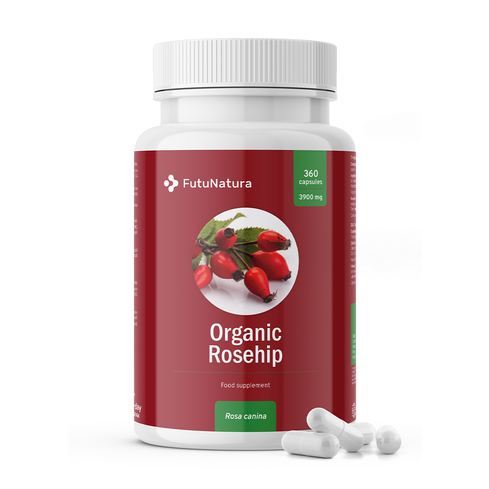 BIO Rosehip in capsules.