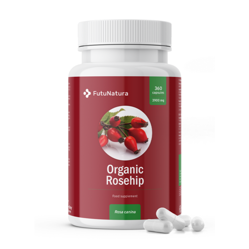 Organic Rosehip, 360 capsules