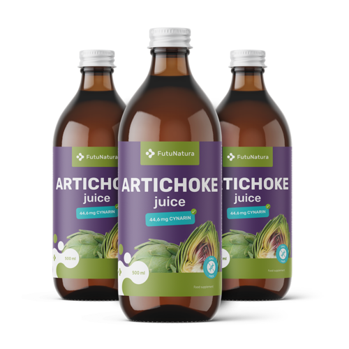 3x 100% Artichoke Juice, total 1500 ml