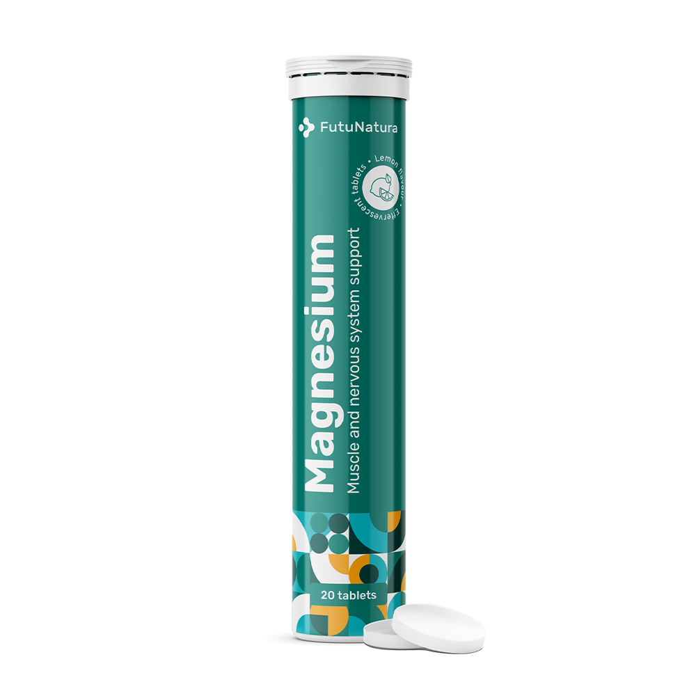 Effervescent tablets with magnesium