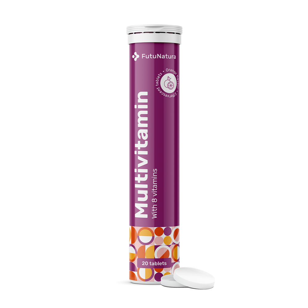 Effervescent tablets with multivitamins