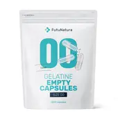 Empty Capsules 00 – Gelatine, 1000 capsules