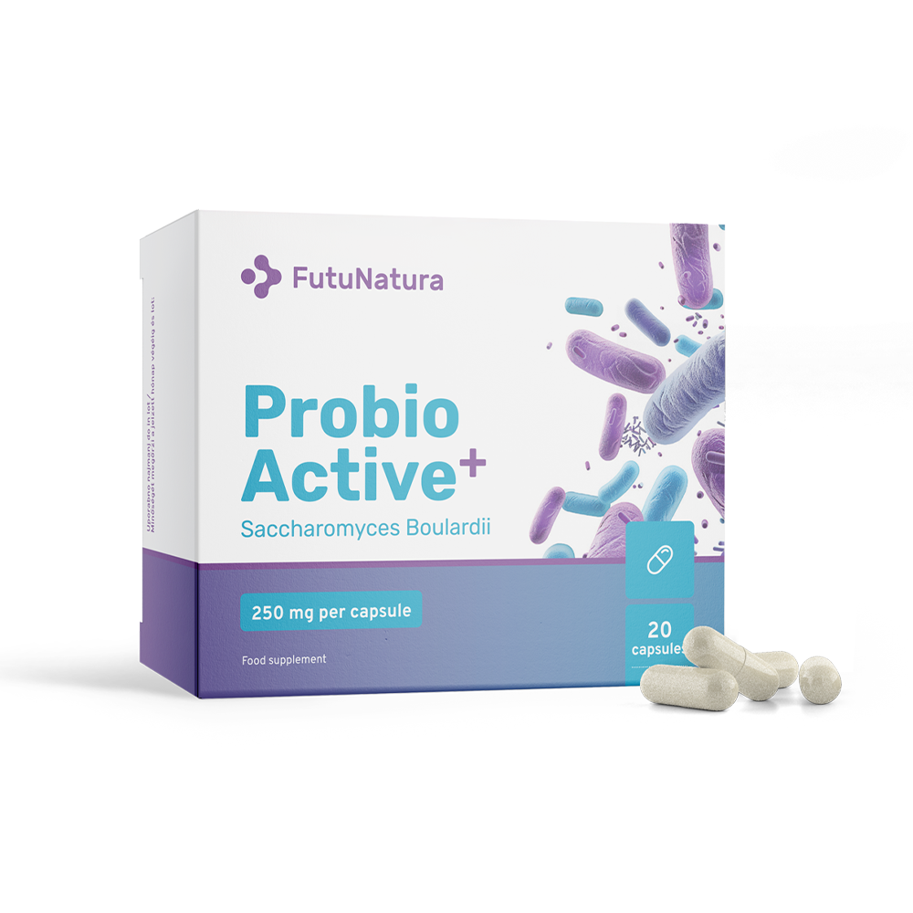 Probio Active PLUS - Saccharomyces boulardii 250 mg in capsules