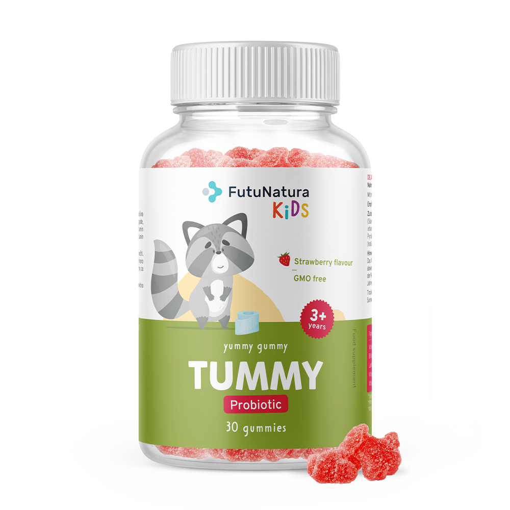 Children's chewable gummies for digestion