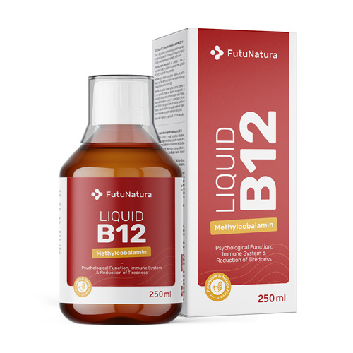 Vitamin B12 - in liquid form with a tropical flavour