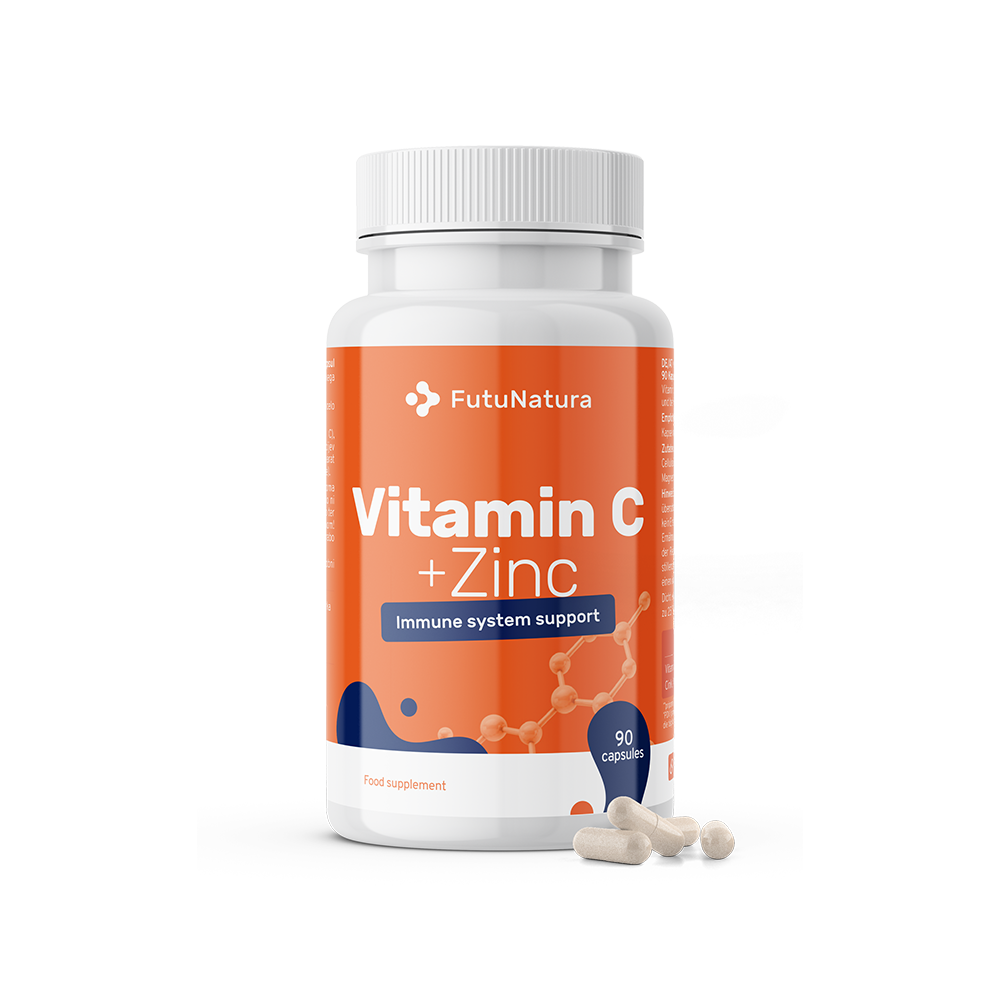 Vitamin C + Zinc, 90 capsules