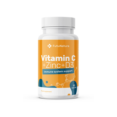 Vitamin C + zinc + vitamin D3
