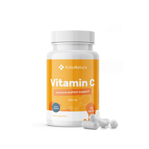 Vitamin C with sustained release