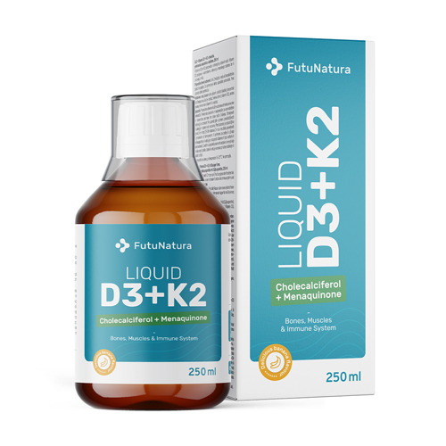 Vitamin D3 + K2 - in liquid form with banana flavour