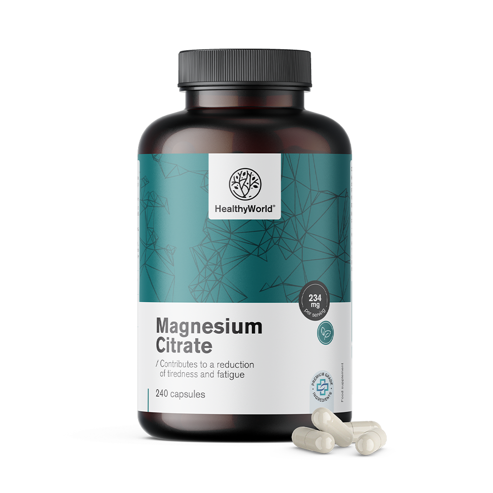 Magnesium Citrate in capsules