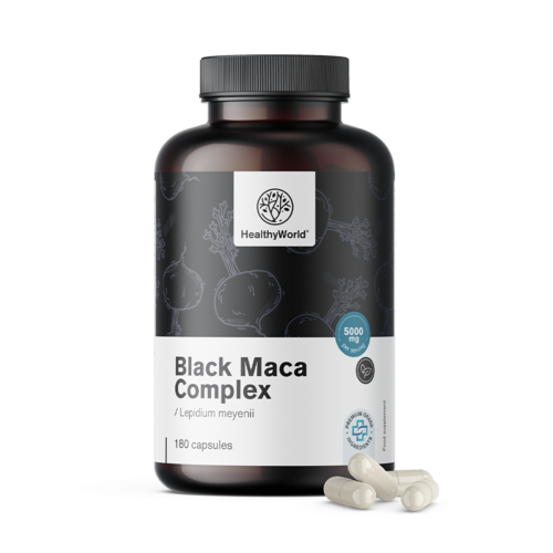 Black Maca Complex 5000 mg, 180 capsules