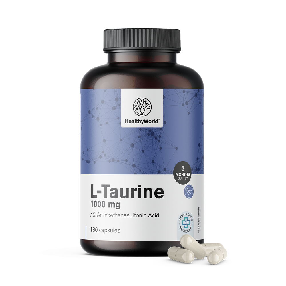 L-Taurine 1000 mg in vegan capsules
