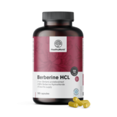 Berberine HCL 500 mg, 180 capsules