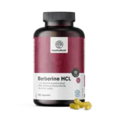 Berberine HCL 500 mg, 180 capsules