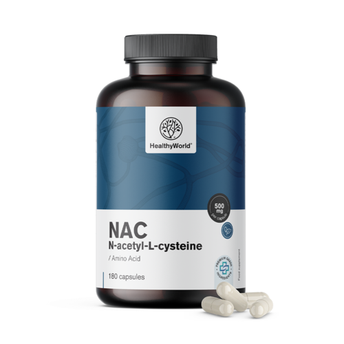 NAC 500 mg, 180 capsules