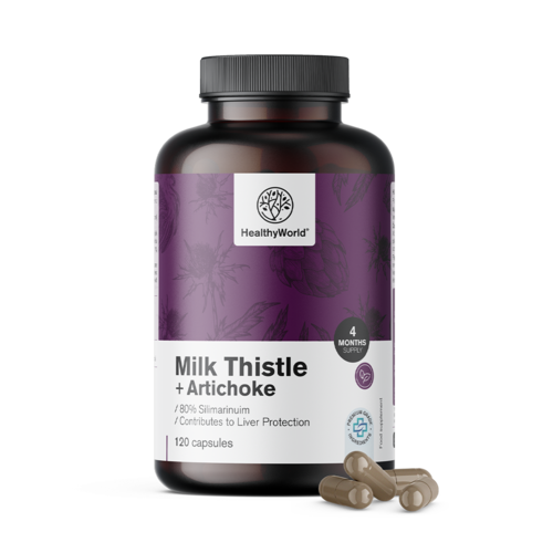 Milk Thistle + Artichoke, 120 capsules