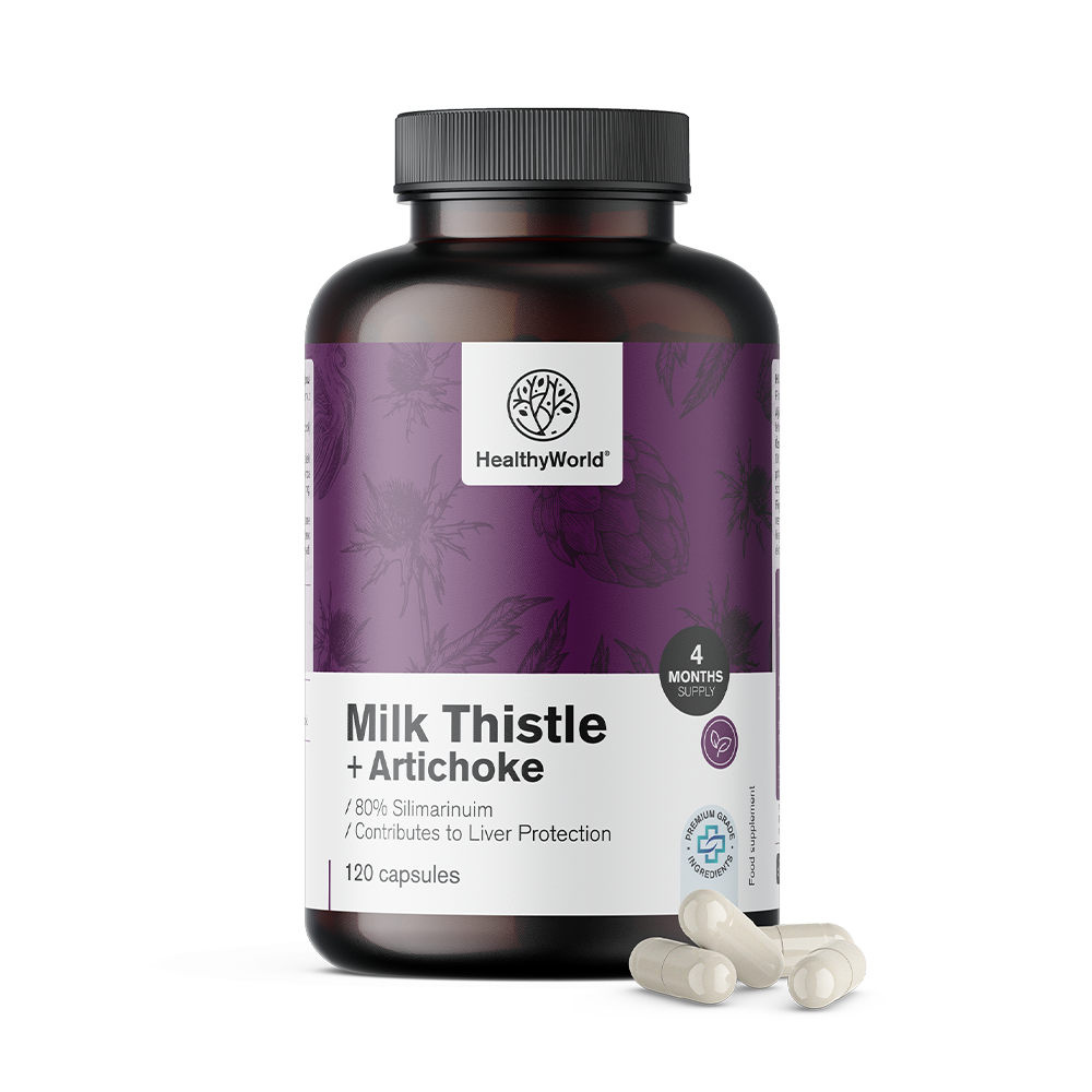 Milk Thistle + Artichoke in capsules