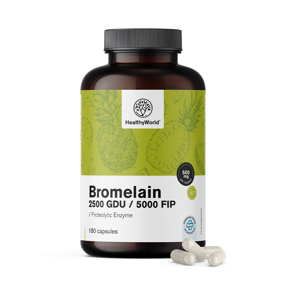 Bromelain 500 mg in capsules