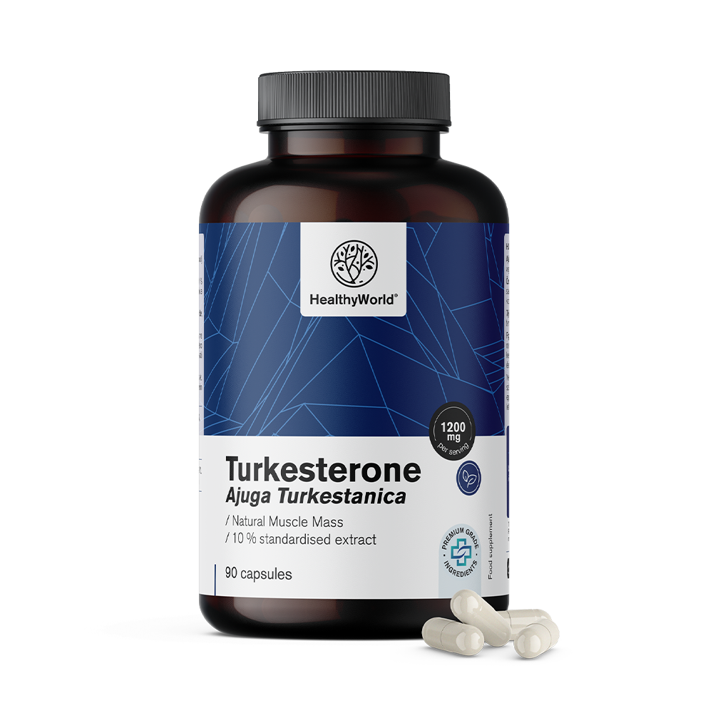 Turkesterone 1200 mg in capsules