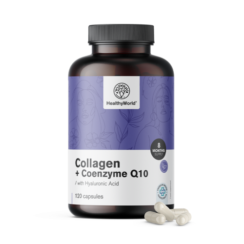 Collagen + Coenzyme Q10, 120 capsules