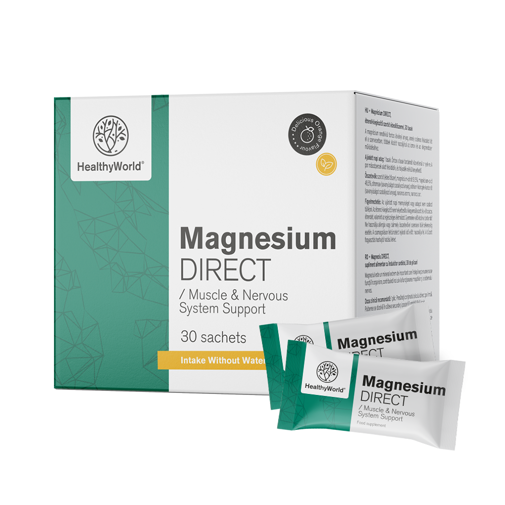 Magnesium DIRECT 400 mg with orange flavor
