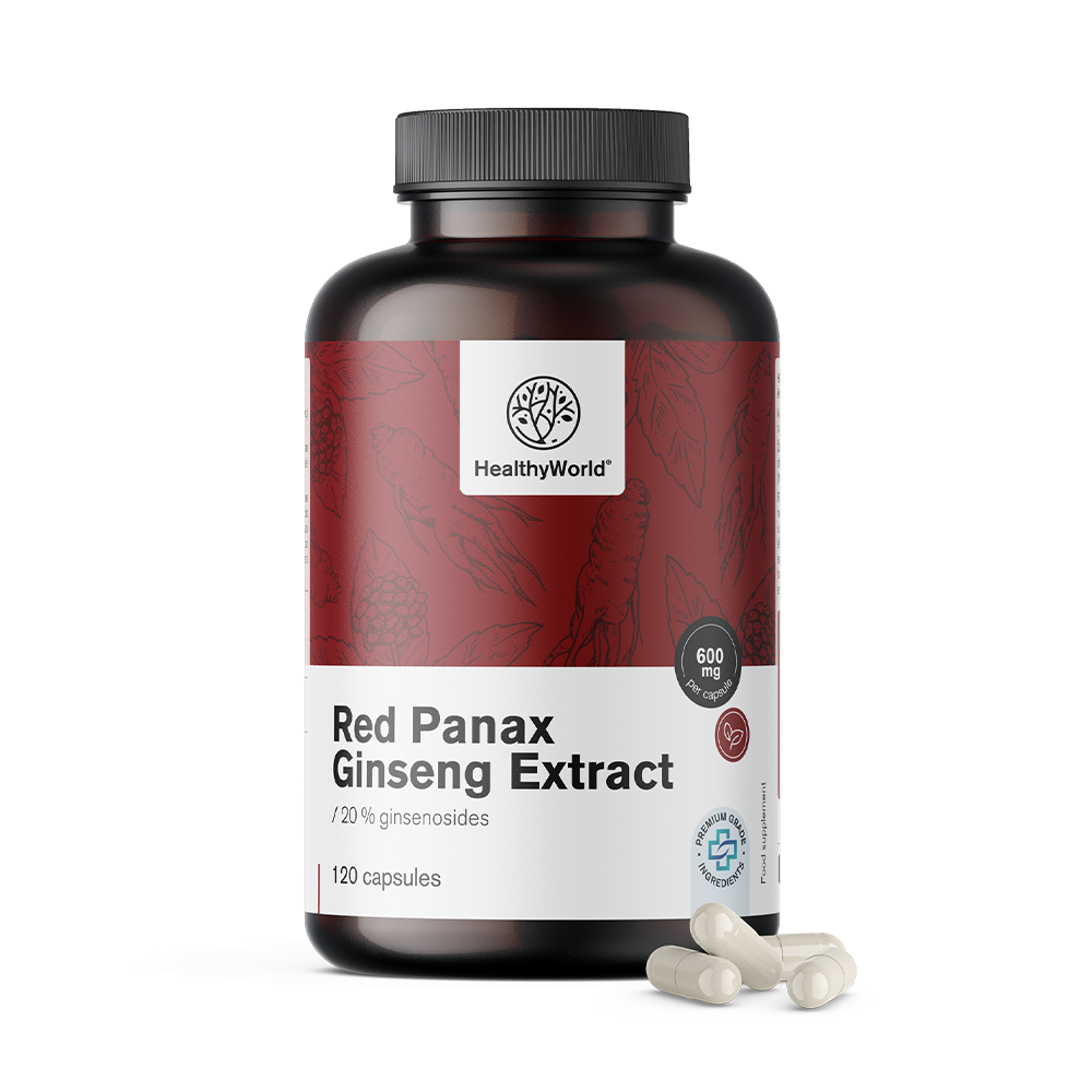 Red Panax Ginseng - Red Ginseng Extract 600 mg