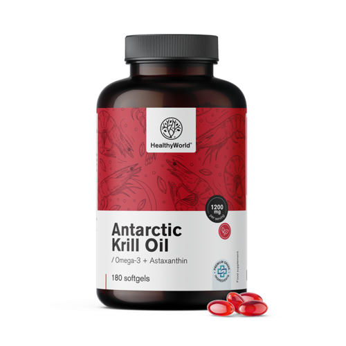 Krill Oil 1200 mg, 180 softgels