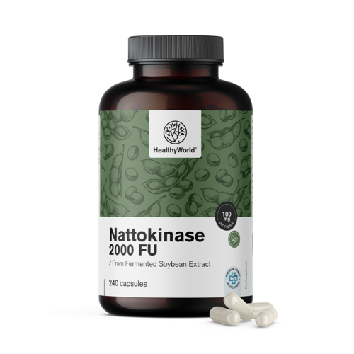 Nattokinase 2000 FU, 240 capsules