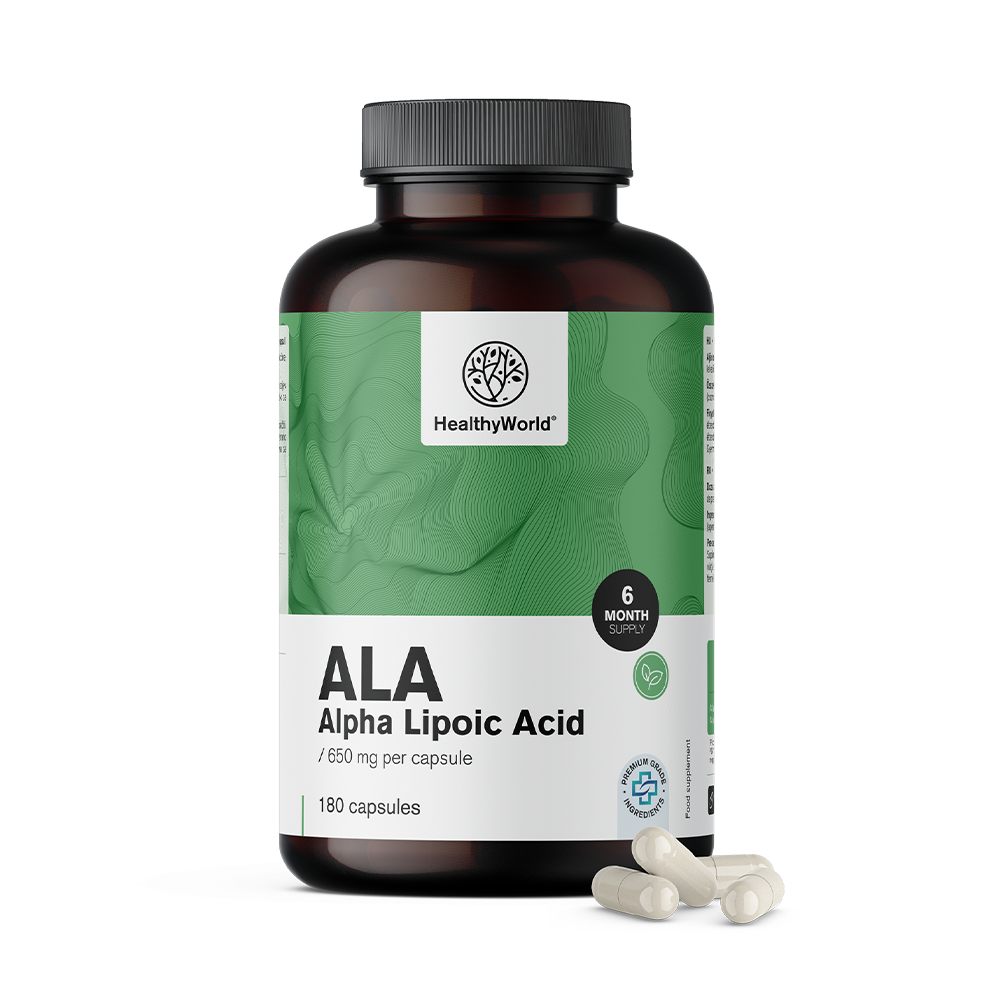 ALA - Alpha Lipoic Acid 650 mg