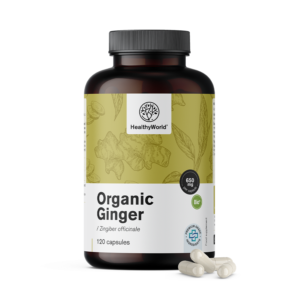 Organic Ginger 650 mg