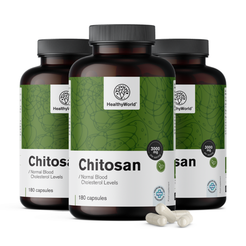 3x Chitosan 3000 mg, total 540 capsules