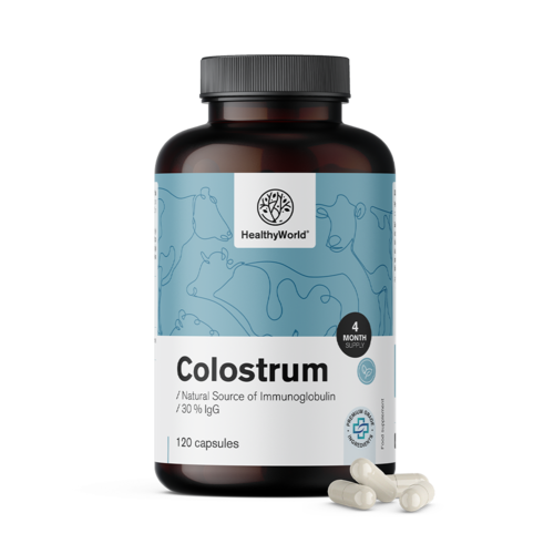 Colostrum 30 % IgG, 120 capsules