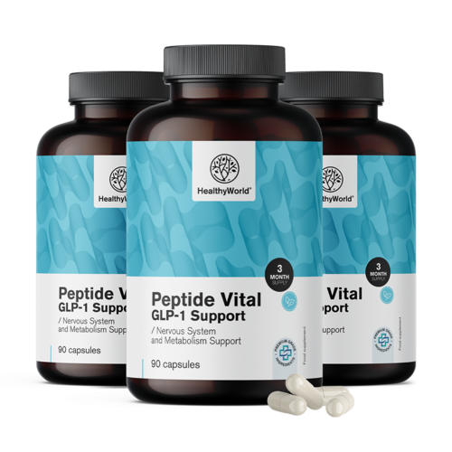 3x Peptide Vital, GLP-1 Complex, total 270 capsules