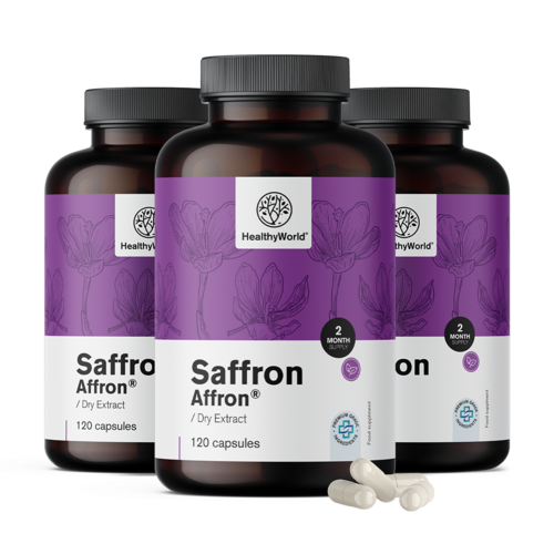3x Saffron, total 360 capsules