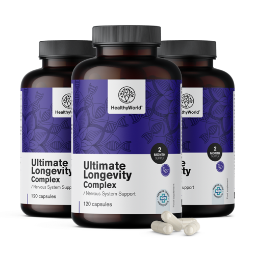 3x Ultimate Longevity Complex, total 360 capsules