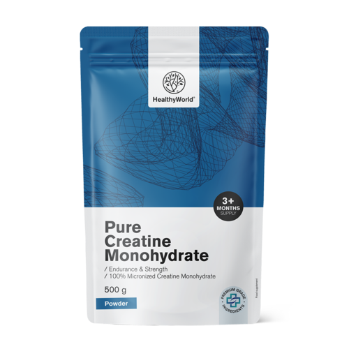 Pure Creatine Monohydrate Powder, 500 g