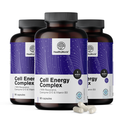 3x Cell Energy – Energy-Yielding Metabolism Complex, total 270 capsules