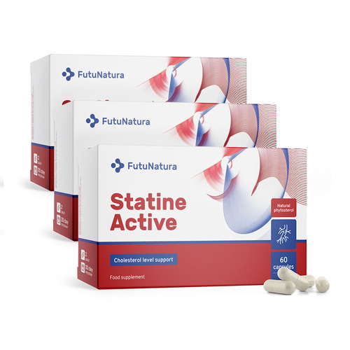 3x Statine Active - Cholesterol, total 180 capsules