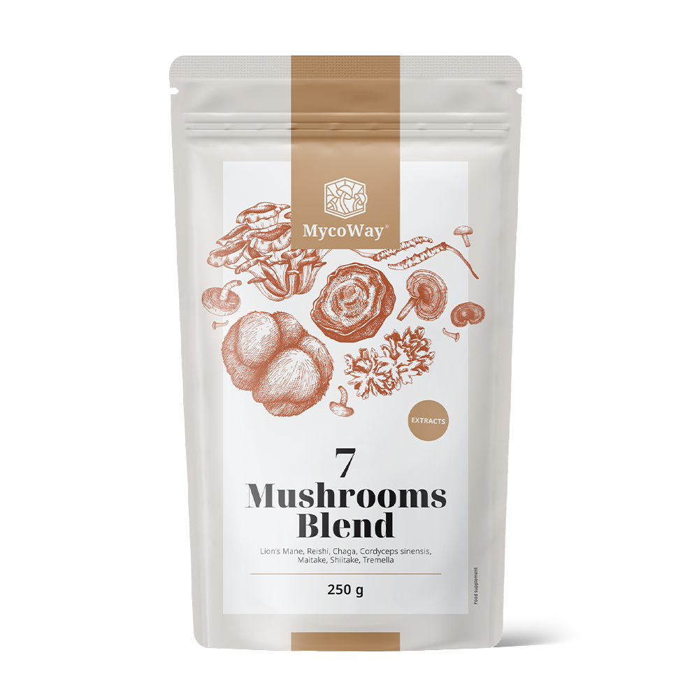 Extracts of 7 Mushrooms.