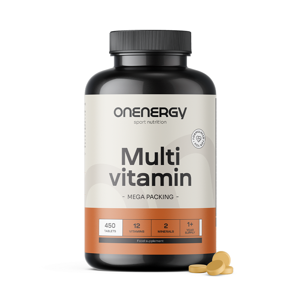 Multivitamins in tablets - 14 vitamins and minerals.