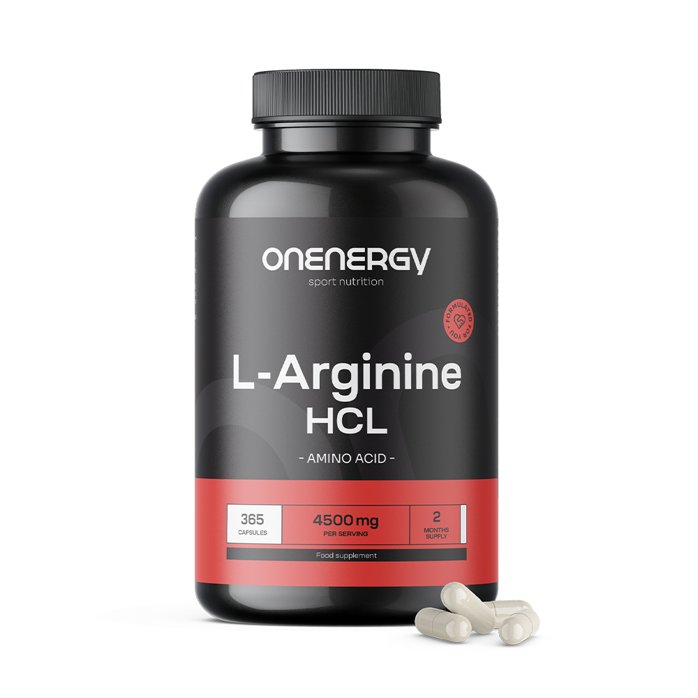 L-arginine HCL 4500 mg.