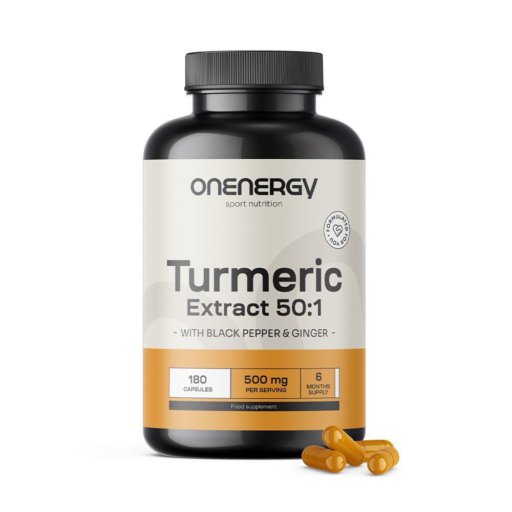 Turmeric extract with ginger and black pepper