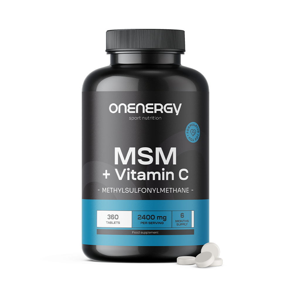 MSM 2400 mg - with Vitamin C