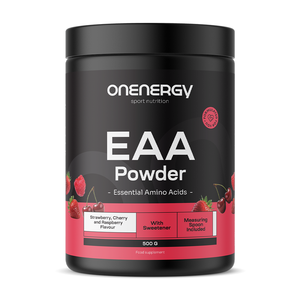 EAA in powder for preparing a drink